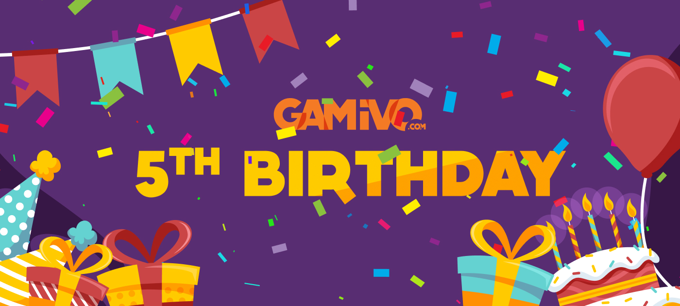 GAMIVO celebrates its 5th anniversary. The platform has prepared discounts and a loyalty program